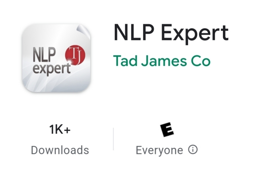 rating, downloads, and logo of NLP Expert app